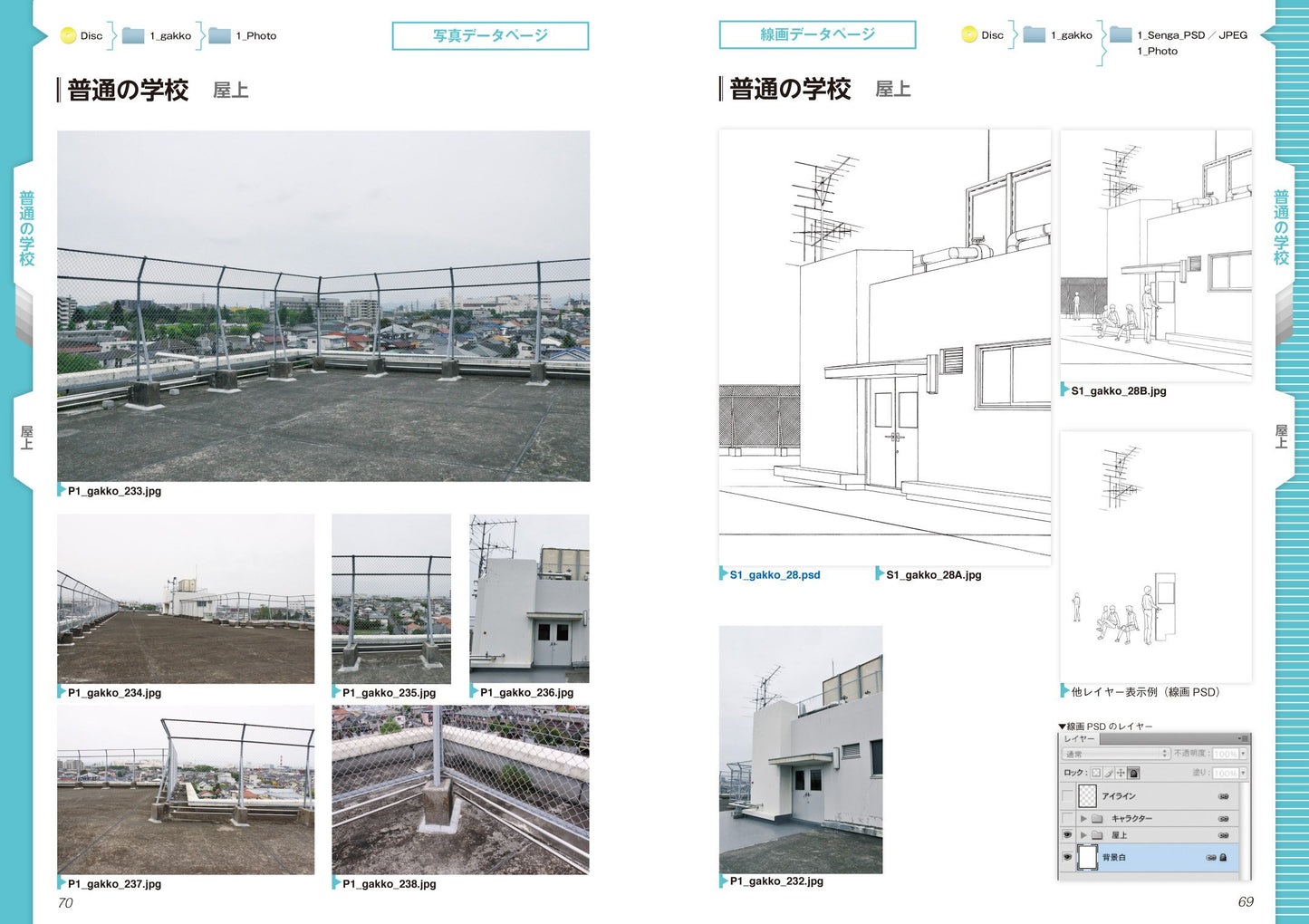 Digital Background Catalog " School" w/DVD-ROM