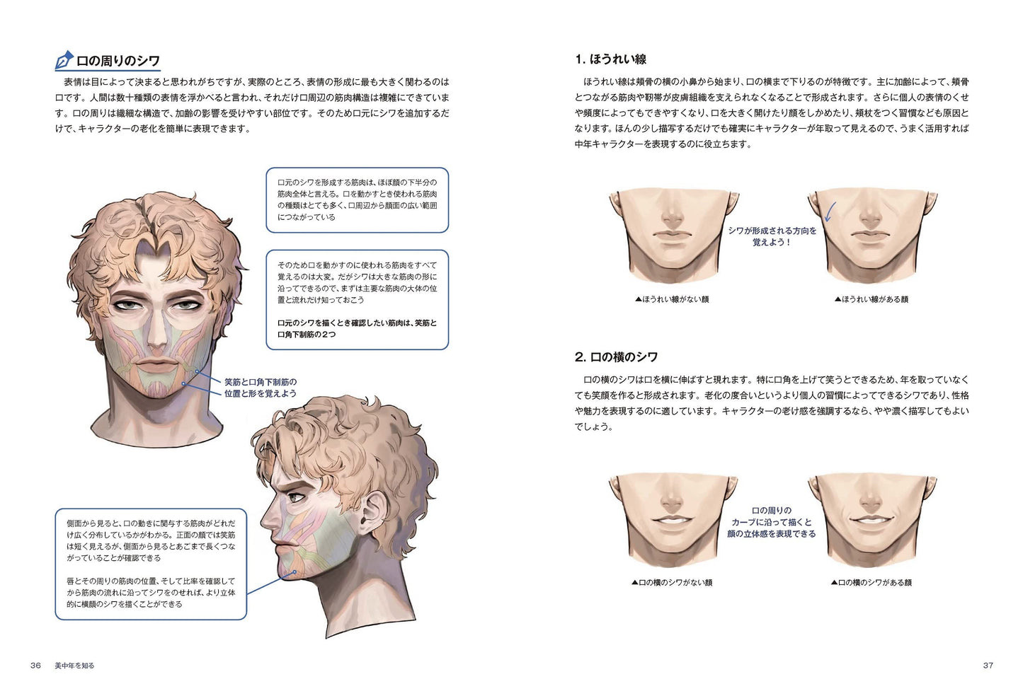 How To Draw Beautiful Middle-aged