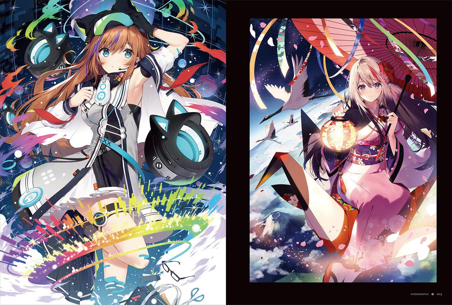 necomi Illustration Works "PHONOGRAPHIC "