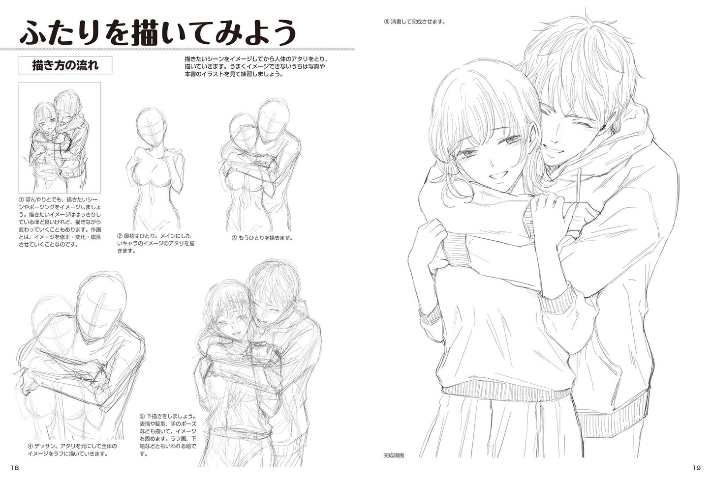 Basic drawing of manga - Expression of kuttsuku characters