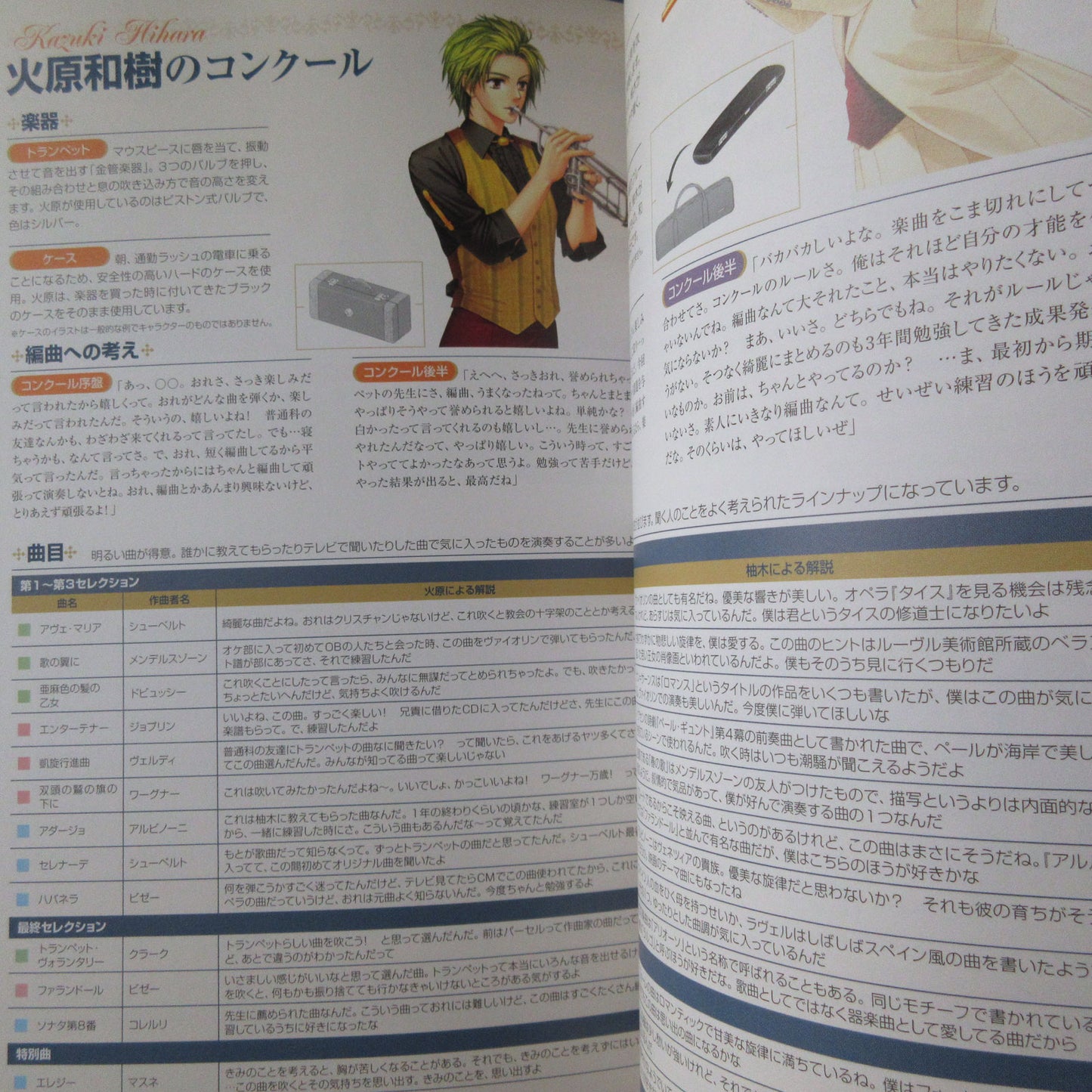 Kiniro no Corda (La Corda d'Oro) Memorial Book