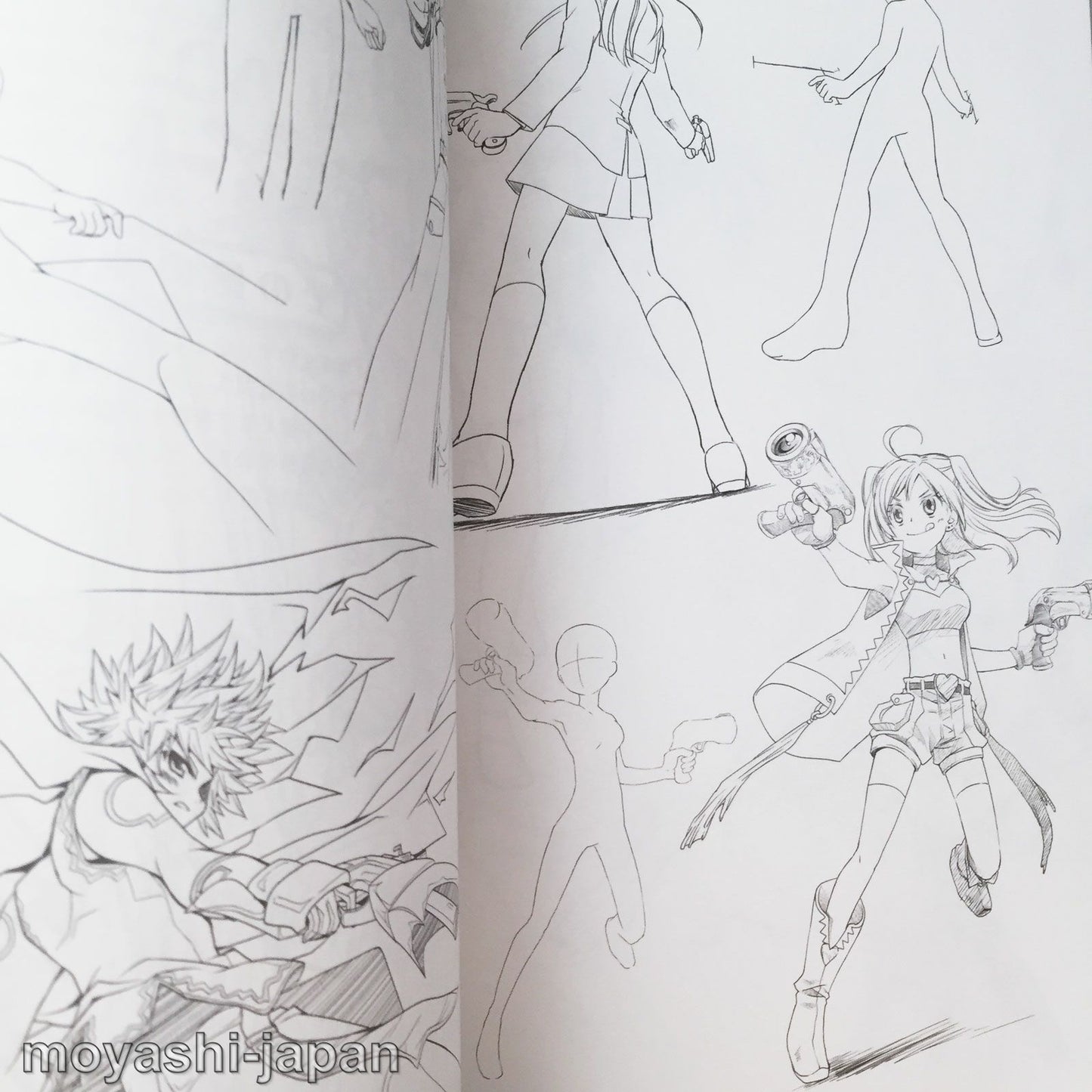 Fight! Western & Fantasy Weapon Illustration Pose Collection