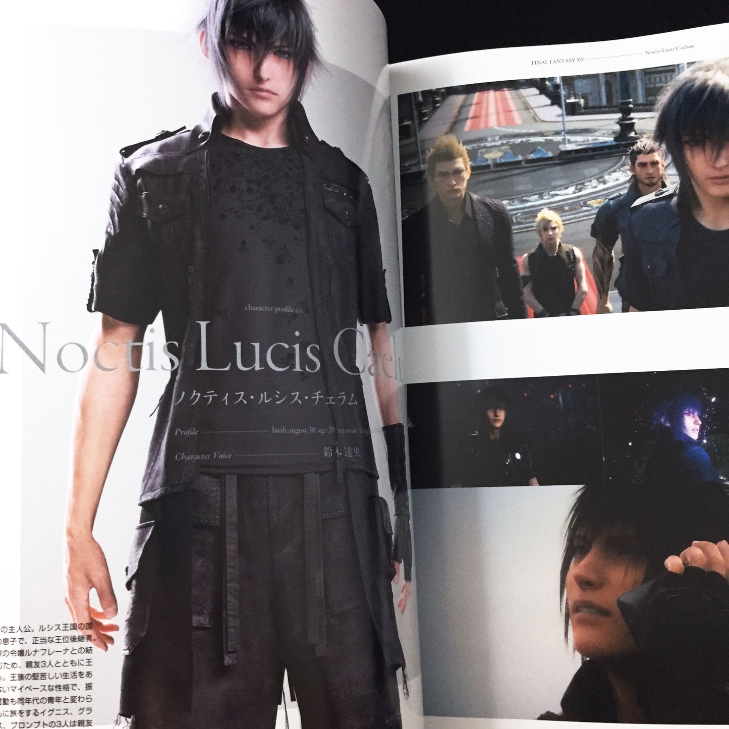 Final Fantasy XV 15 1st Official Guide Book World Prologue