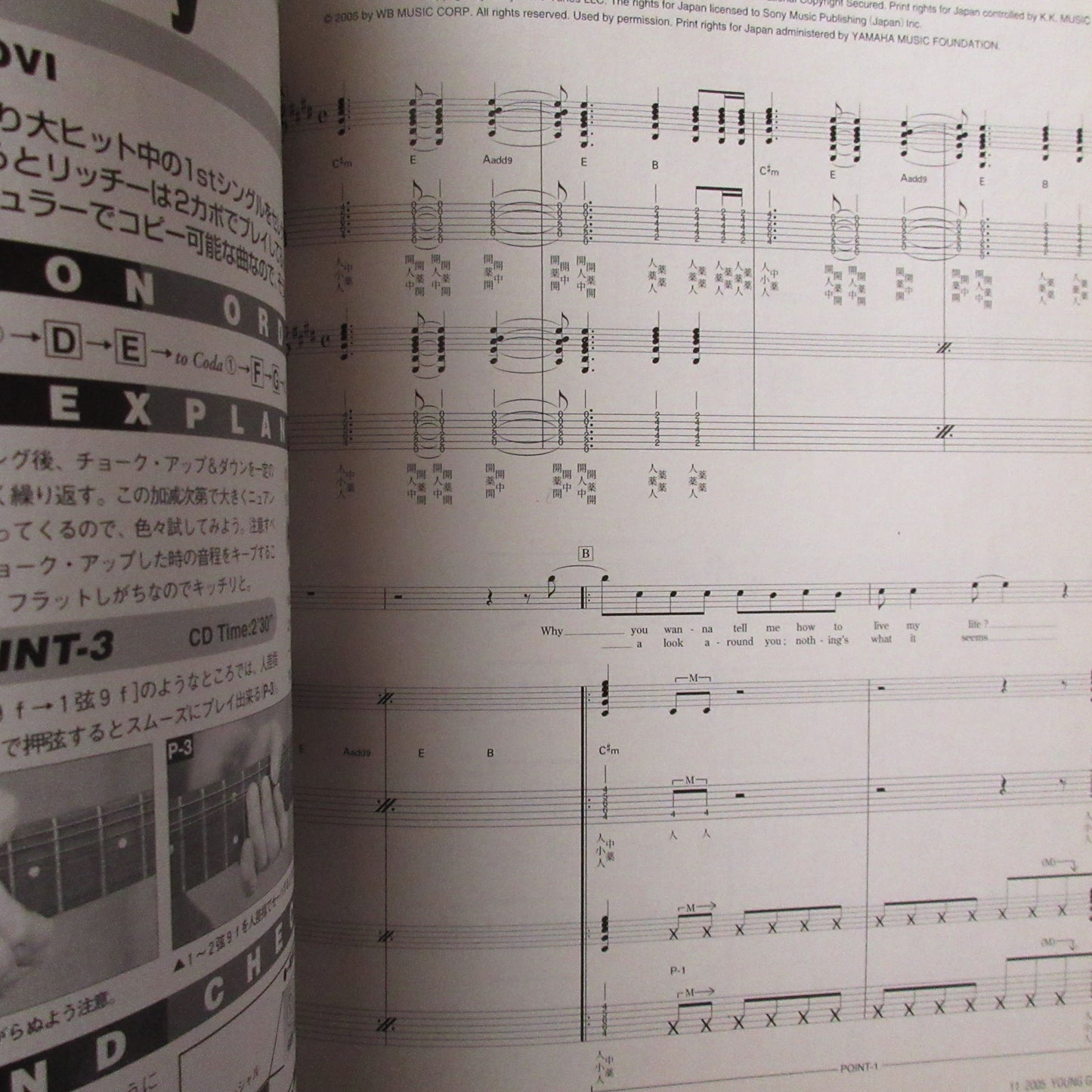 Young Guitar Magazine November 2005 w/DVD