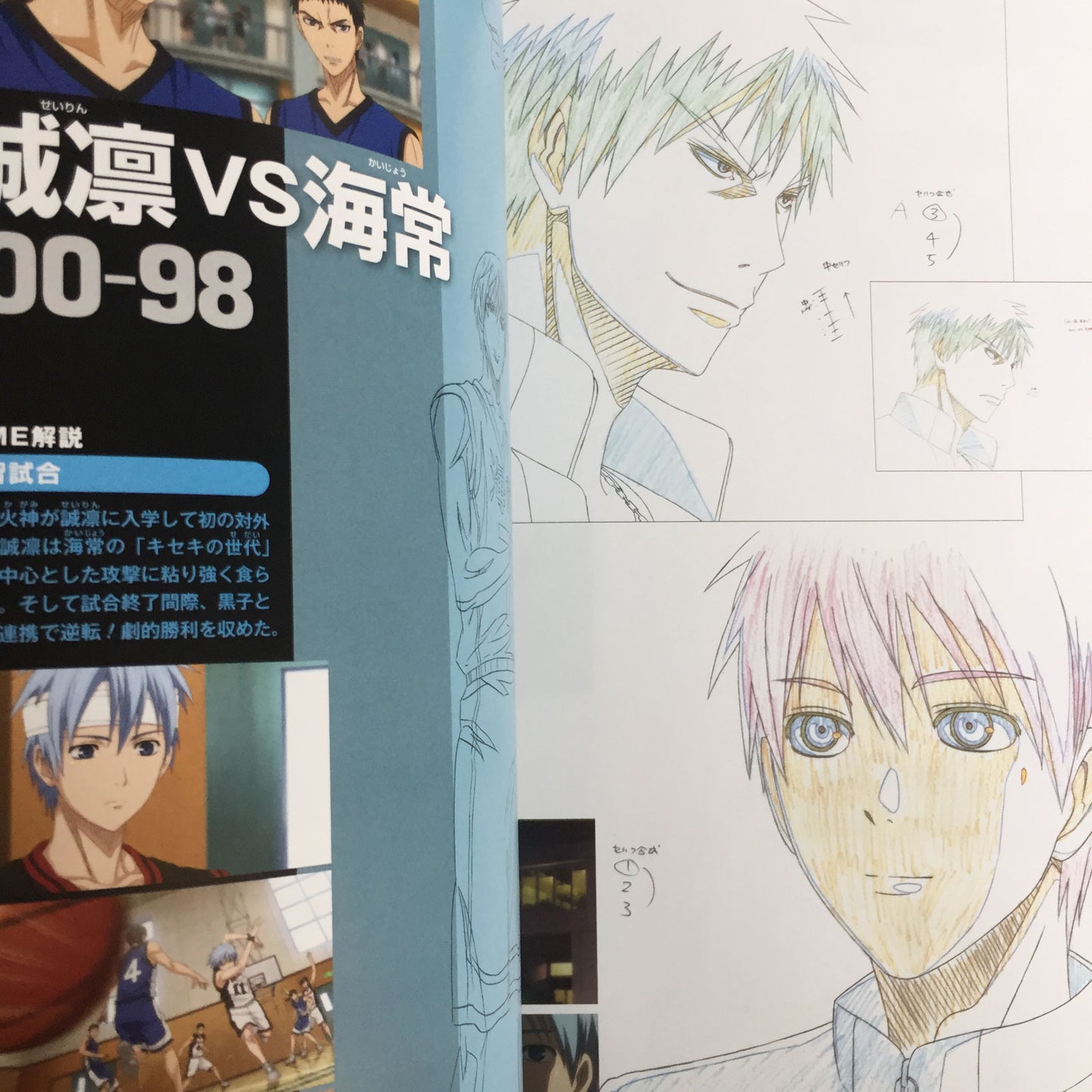 Kuroko's Basketball Genga Collection TV Animation Illustration Works