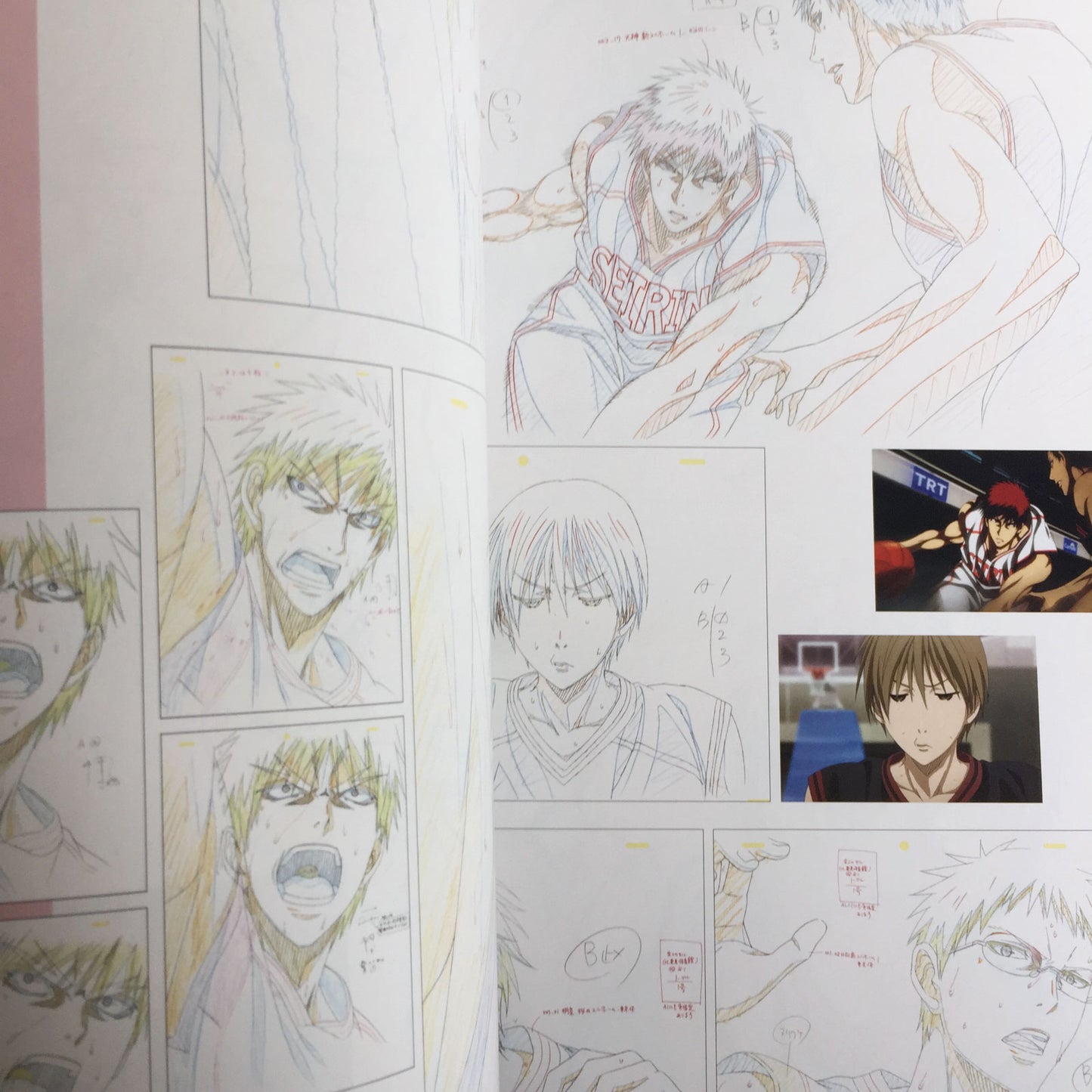 Kuroko's Basketball Genga Collection TV Animation Illustration Works