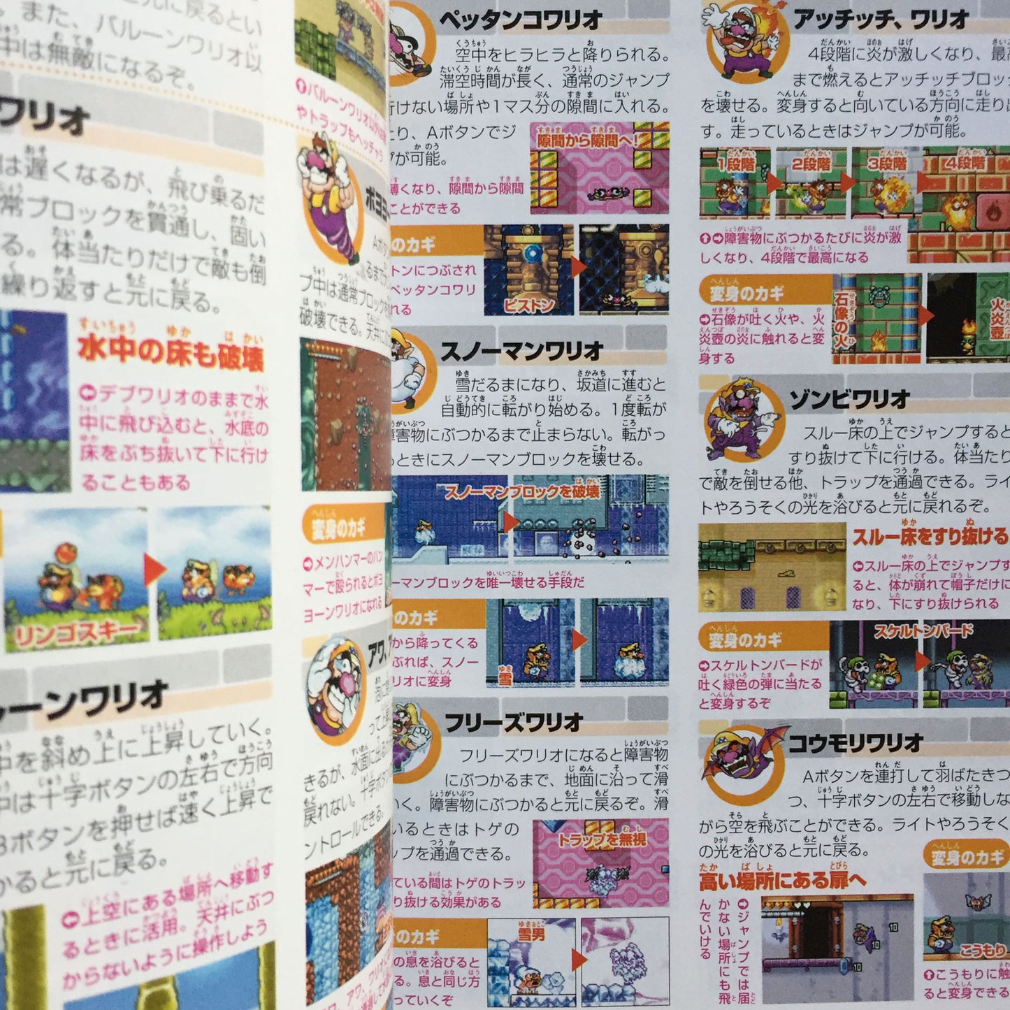 Wario Land 4 Strategy Guide Book