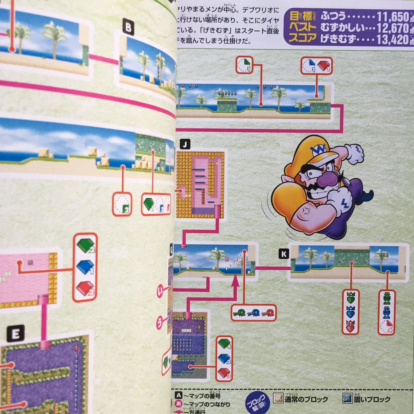 Wario Land 4 Strategy Guide Book