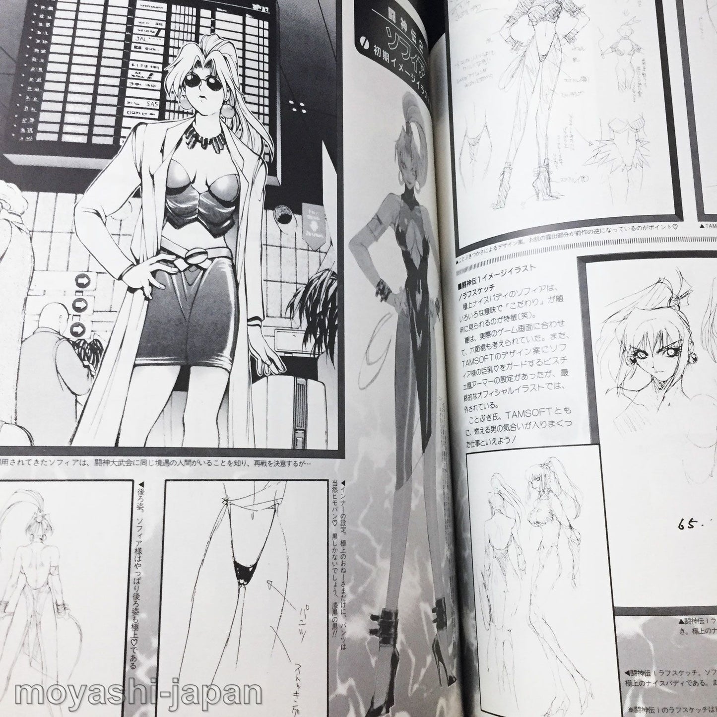 Toushinden 1 & 2 Official Material Book