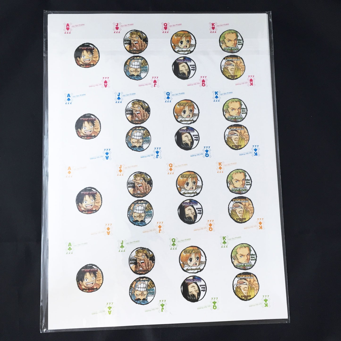 One Piece PIA, The Movie Strong World Guide Book w/Poster & Card