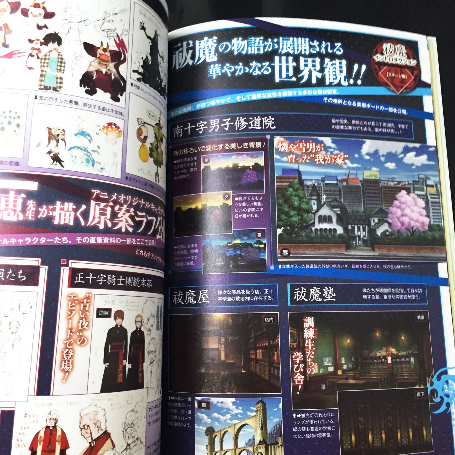 Blue Exorcist COLOR ARCHIVE Animation & Comic Cisual Guide Book