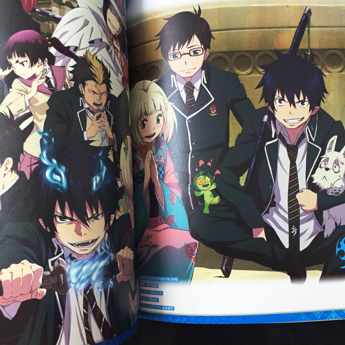 Blue Exorcist COLOR ARCHIVE Animation & Comic Cisual Guide Book