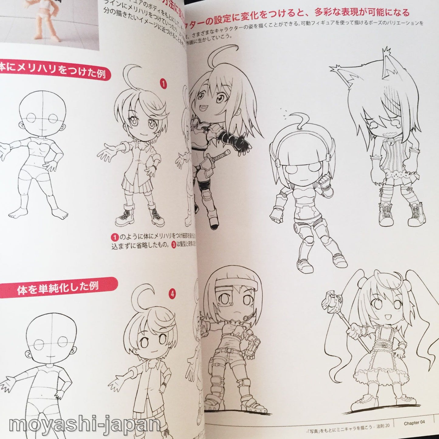 Mini characters, the law of progress