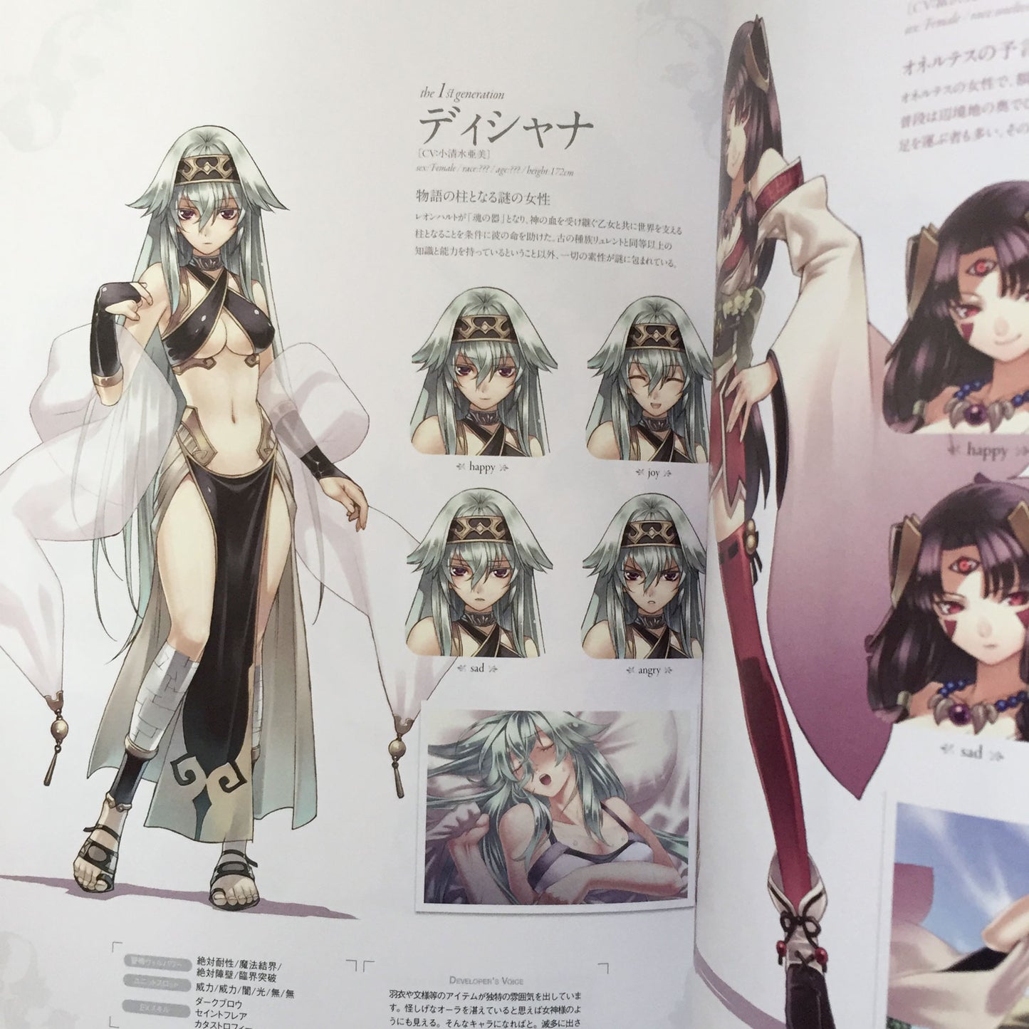 Record of Agarest War Heroines Visual Book
