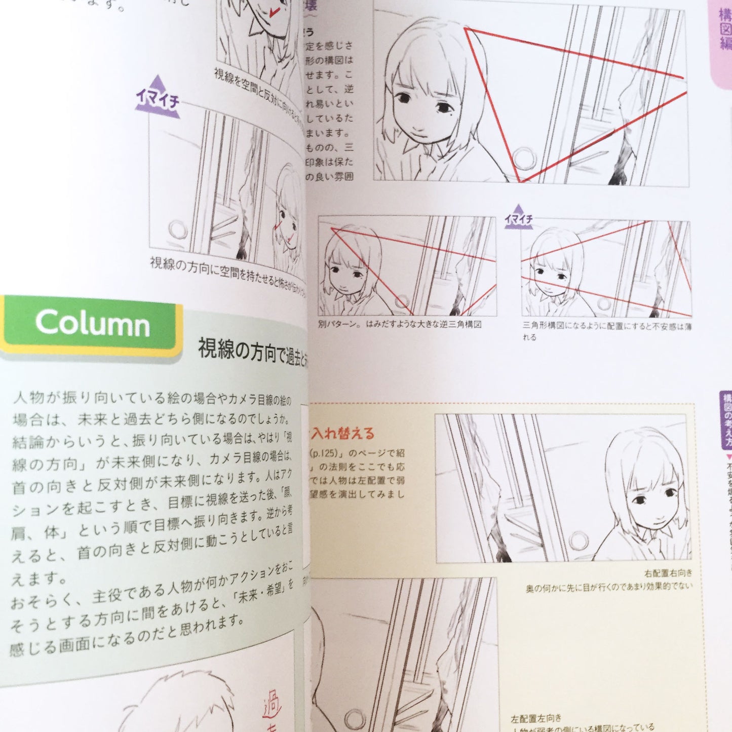 Illustration Kaitai Shinsho, Character & Composition Techniques