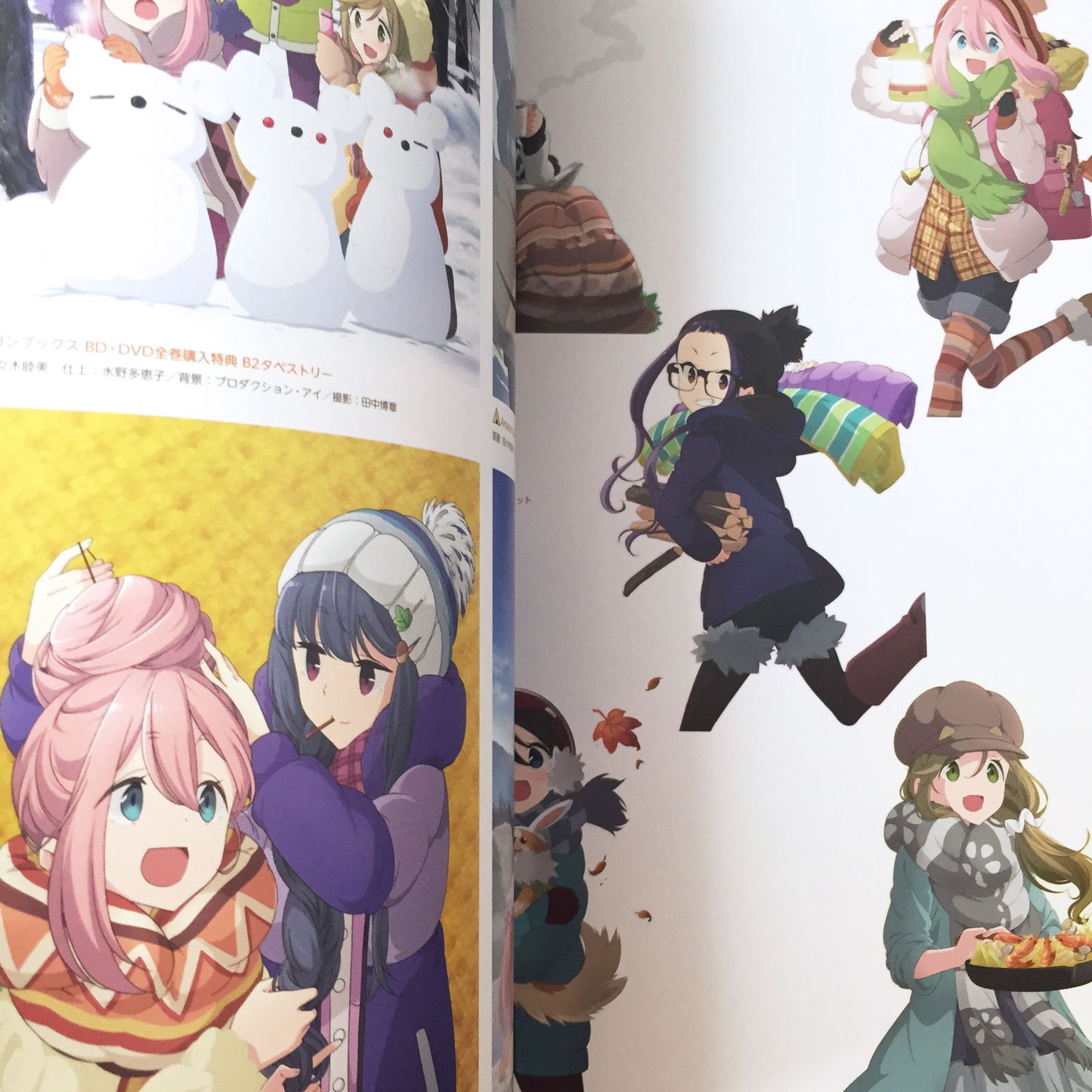 Yuru Camp (Laid-Back Camp) Official Guide Book "Yagai-Katsudou Kiroku"