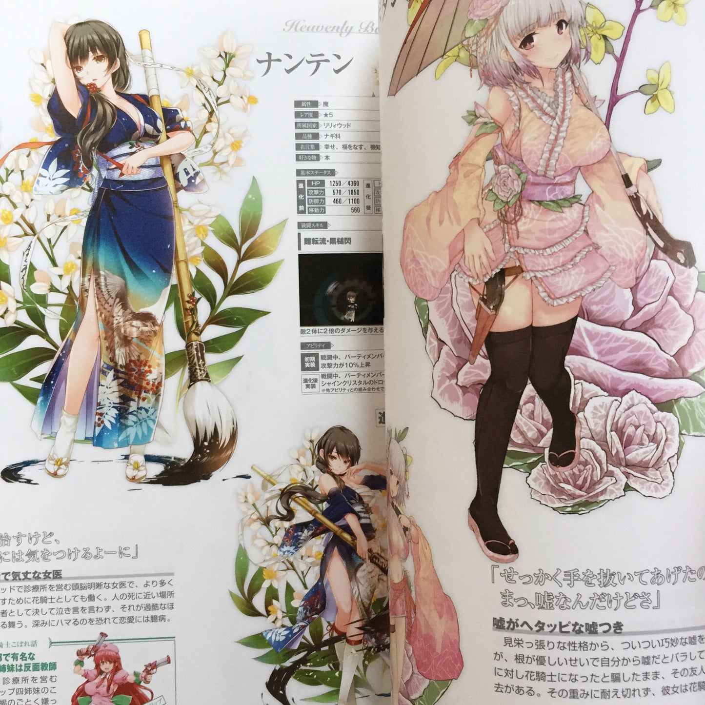 FLOWER KNIGHT GIRL Character Collection Book