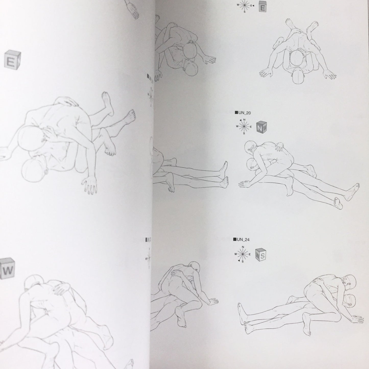 BL Pose Collection Love Scene Drawing Collection 2 w/CD-ROM