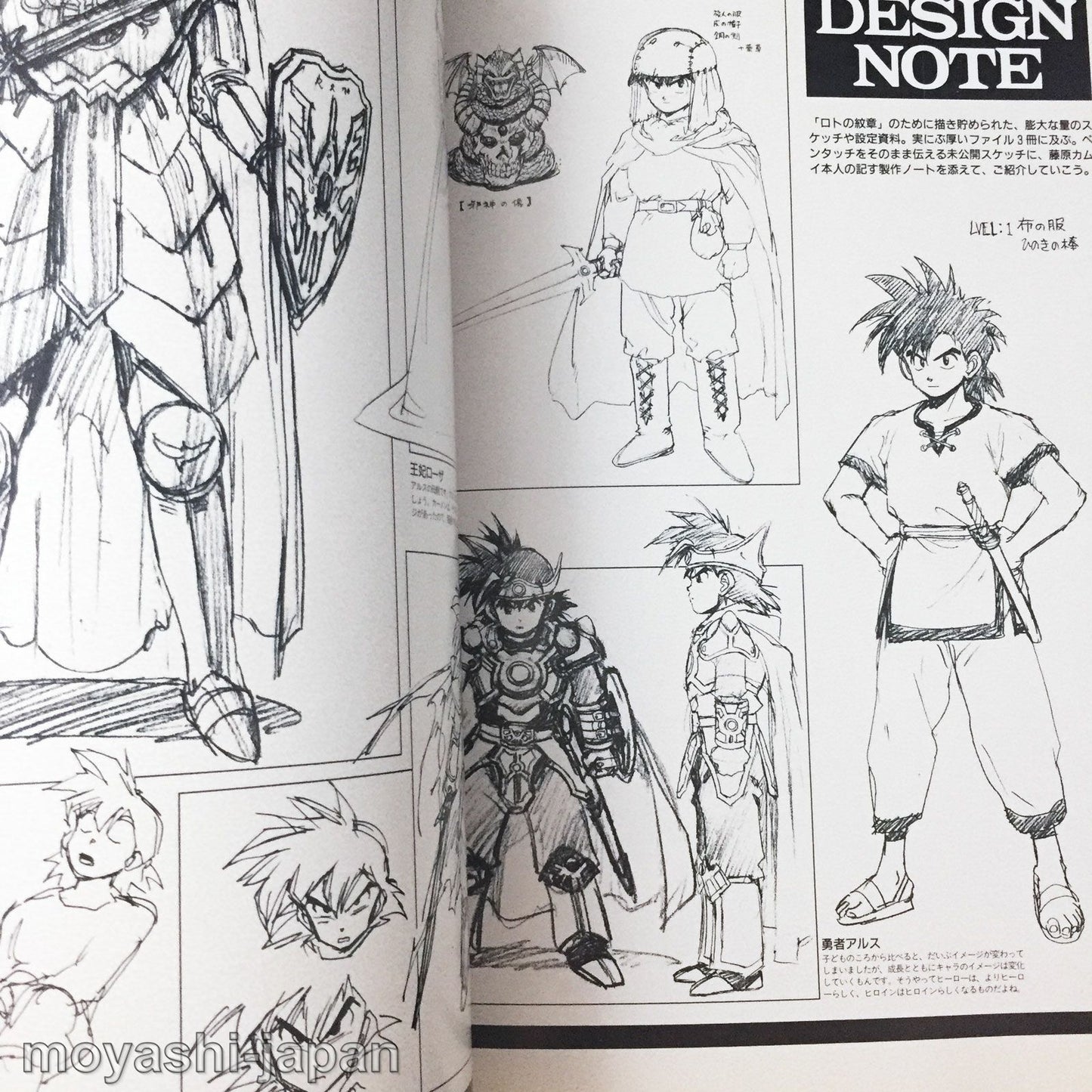 Dragon Quest Emblem of Roto Kamui Fujiwara Art Book