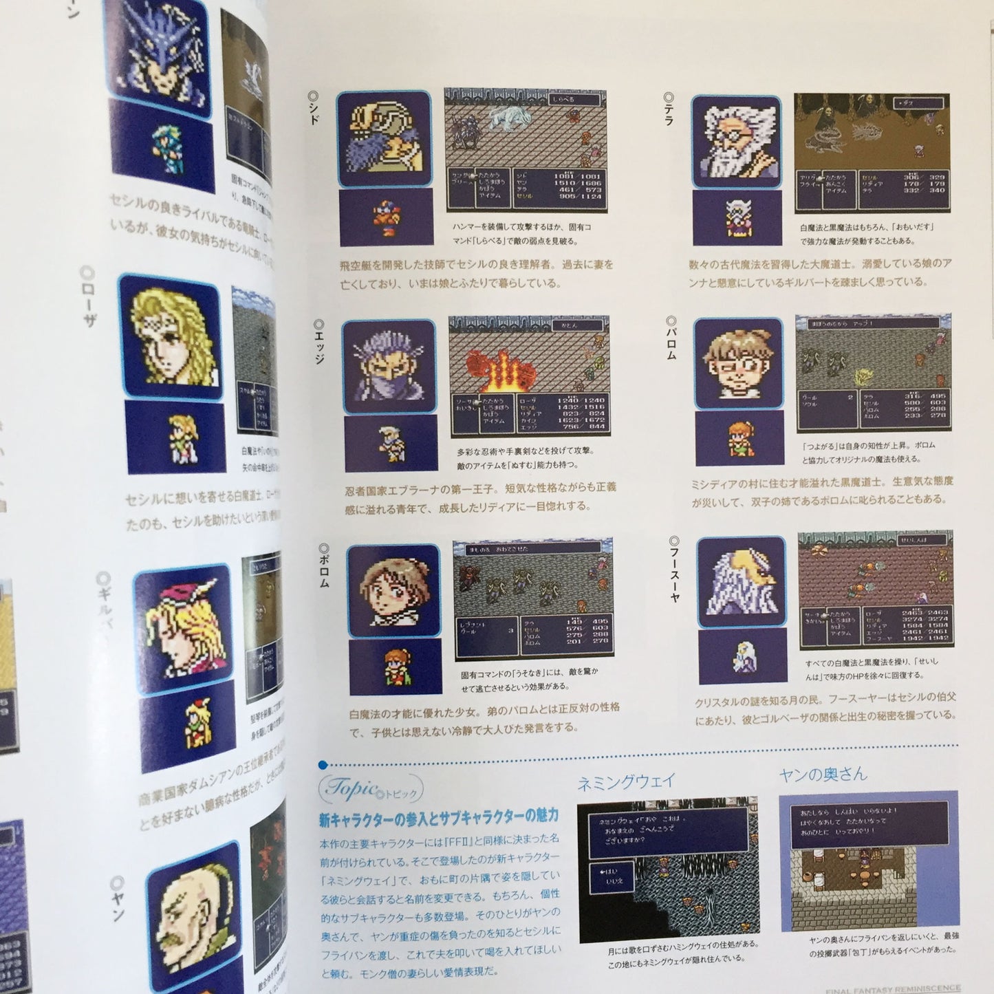 FINAL FANTASY 20th Anniversary Book Reminiscence