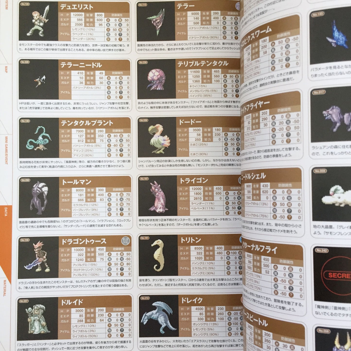 Tales of Eternia NAMCO OFFICIAL GUIDE BOOK