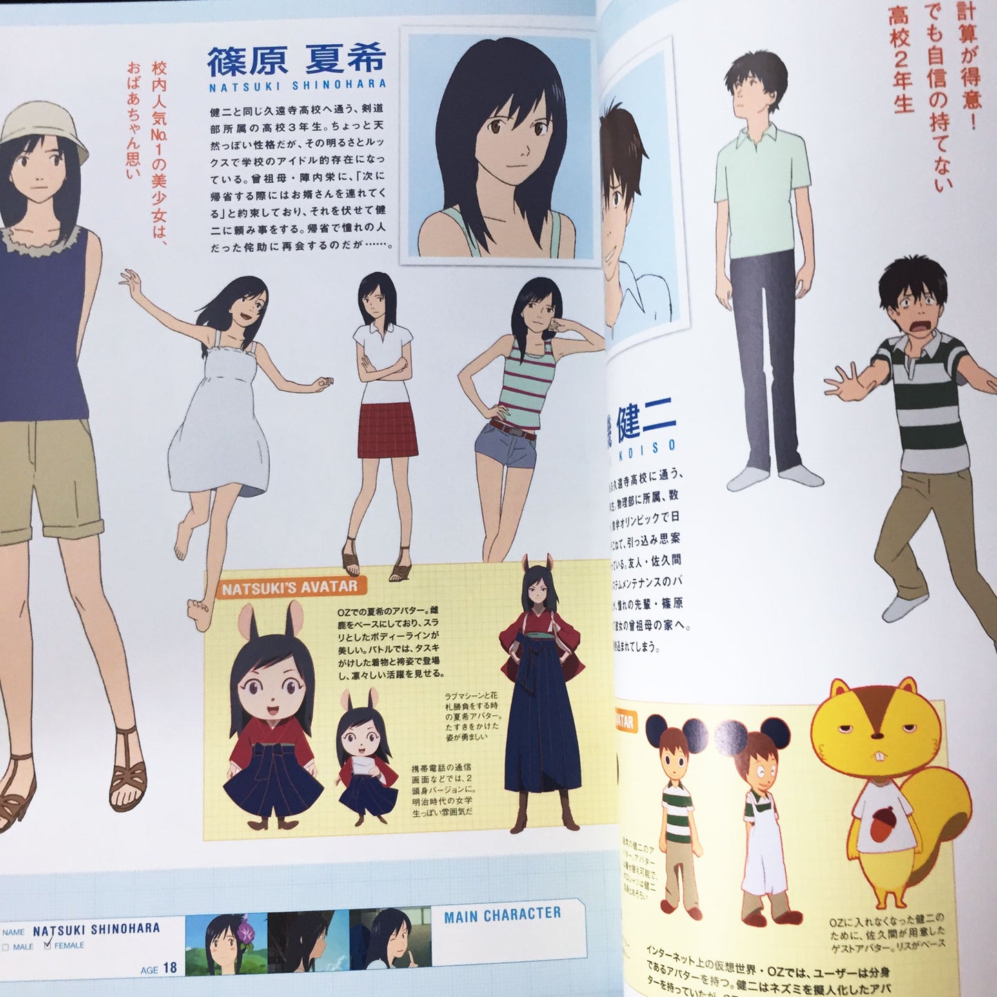 Summer Wars Official Guide Book "Summer Days Memory"