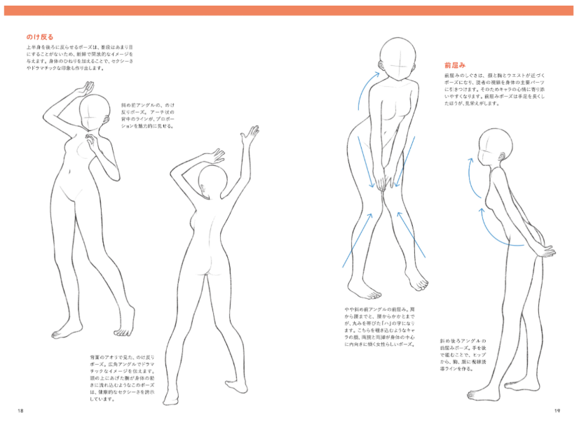 Posing Lessons for Illustrations and Manga