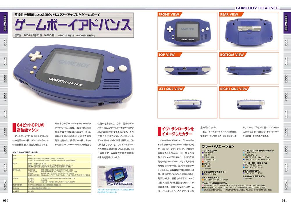 Game Boy Advance Perfect Catalogue Enlarged Edition