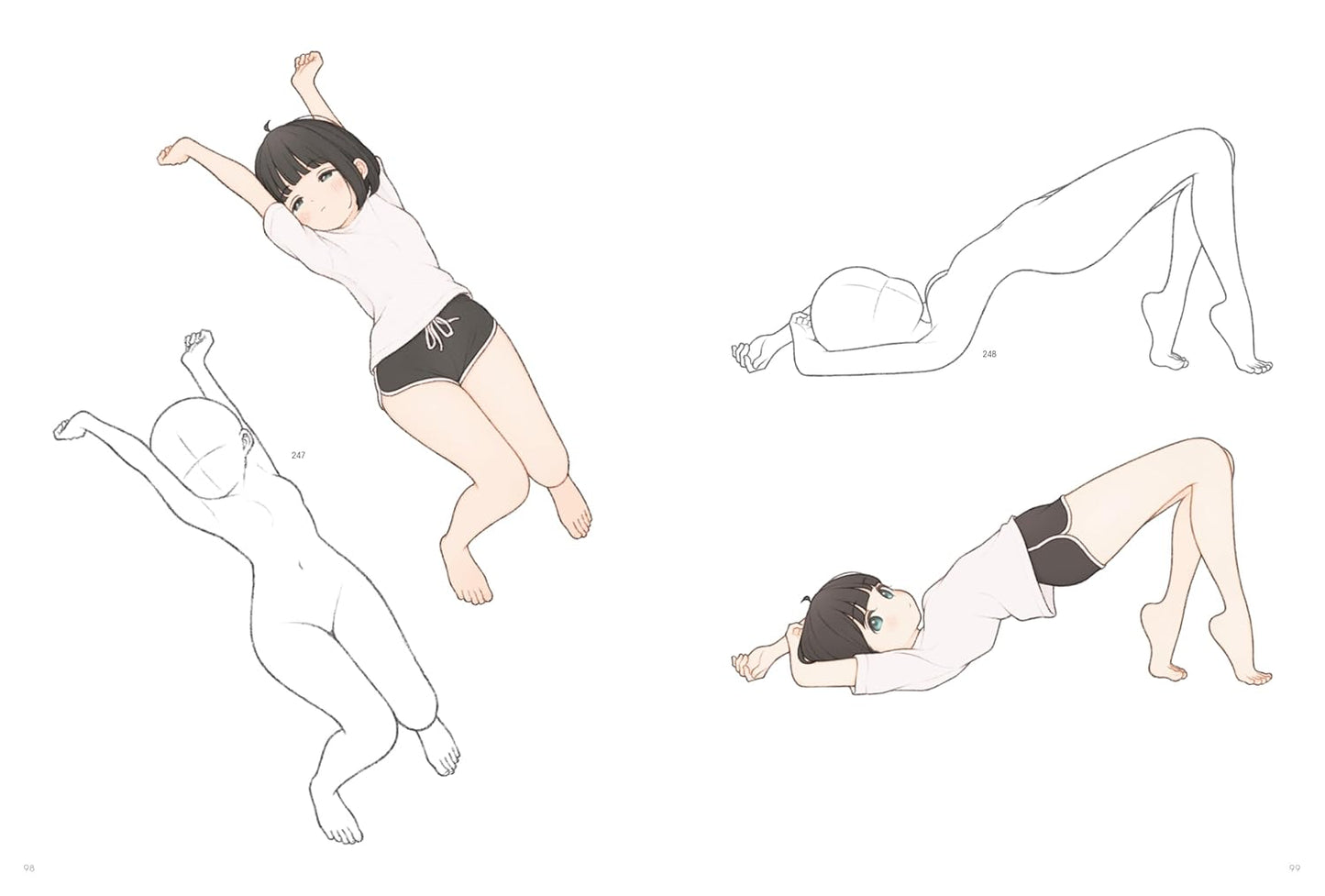 Girl Illustration Pose Book Vol.2 by Issa Kawaguchi