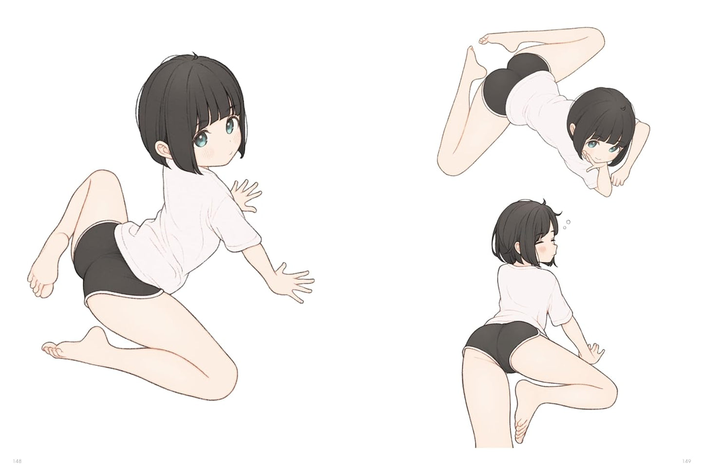 Girl Illustration Pose Book Vol.2 by Issa Kawaguchi