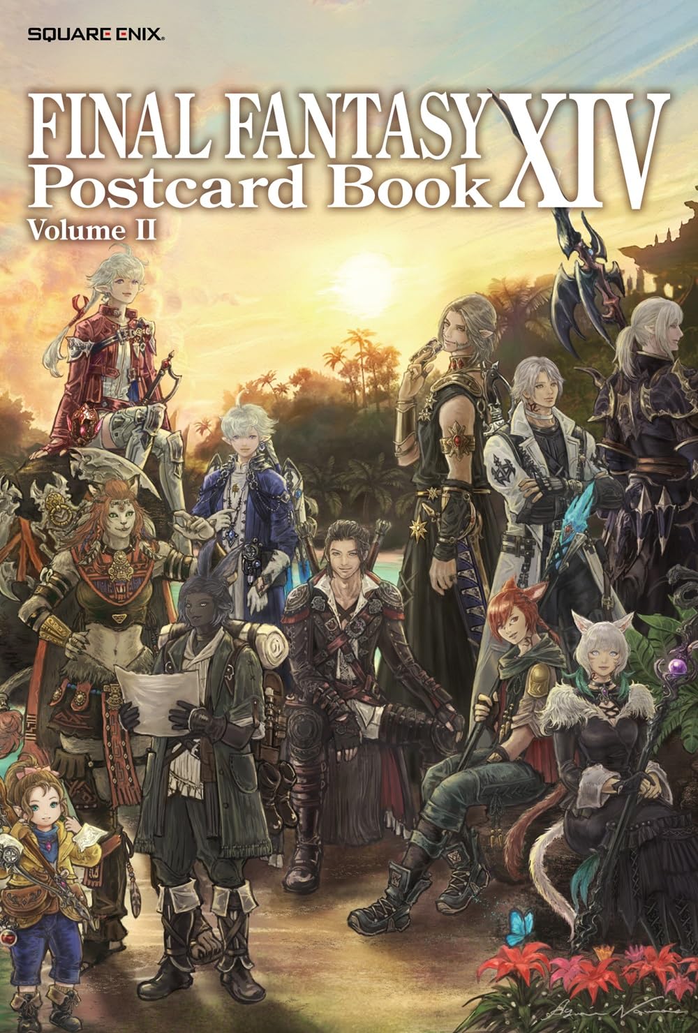 Final Fantasy XIV Postcard Book Volume 2 (II) cover