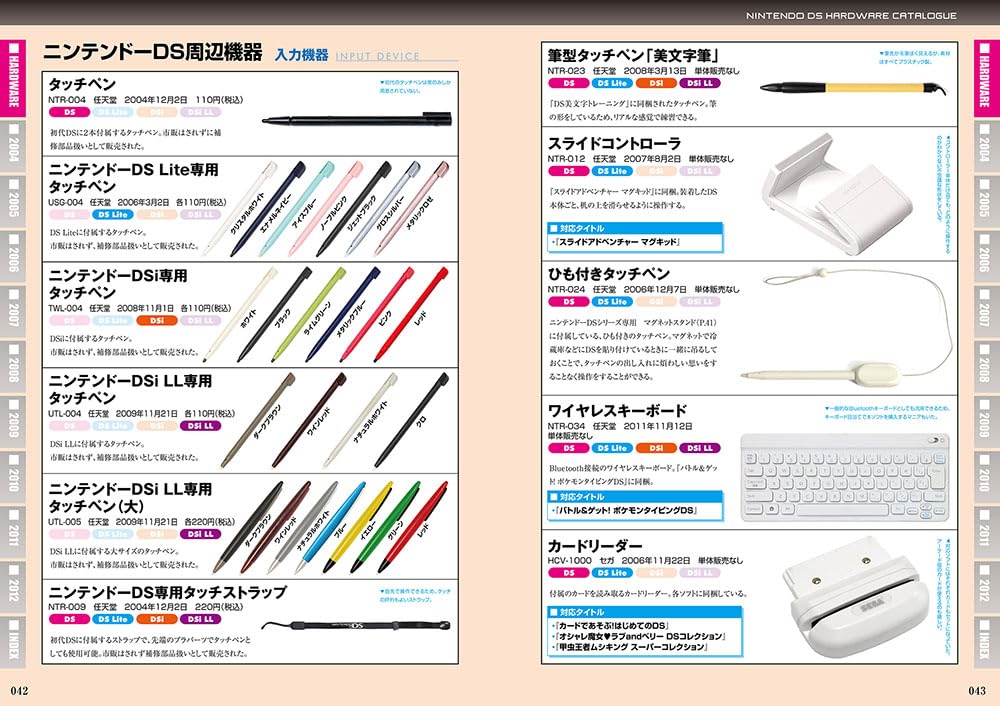 Nintendo DS Perfect Catalogue MOYASHI JAPAN BOOKS