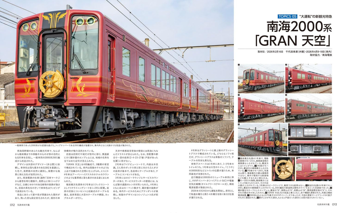 Private Railway Train Car Yearbook 2026