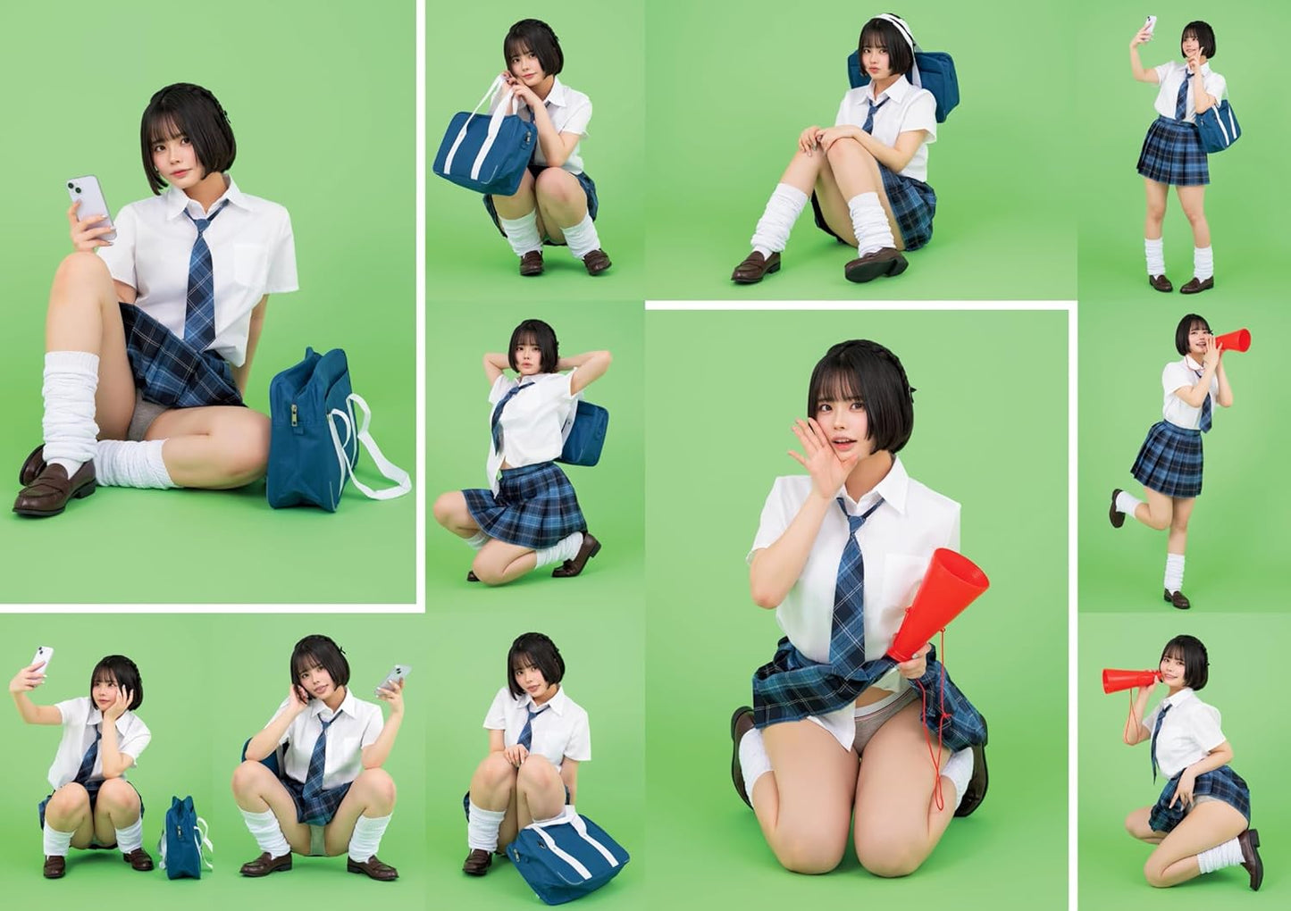 School Uniform Pose Collection