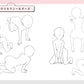 Girl Illustration Pose Book Vol.2 by Issa Kawaguchi