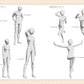 3D Drawing Doll Pose Material Collection