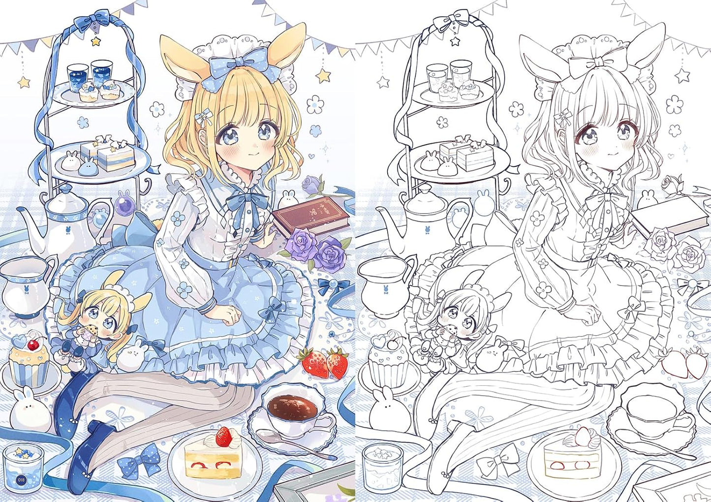 Oriko Sakura Coloring Book: Coloring & Making Collection