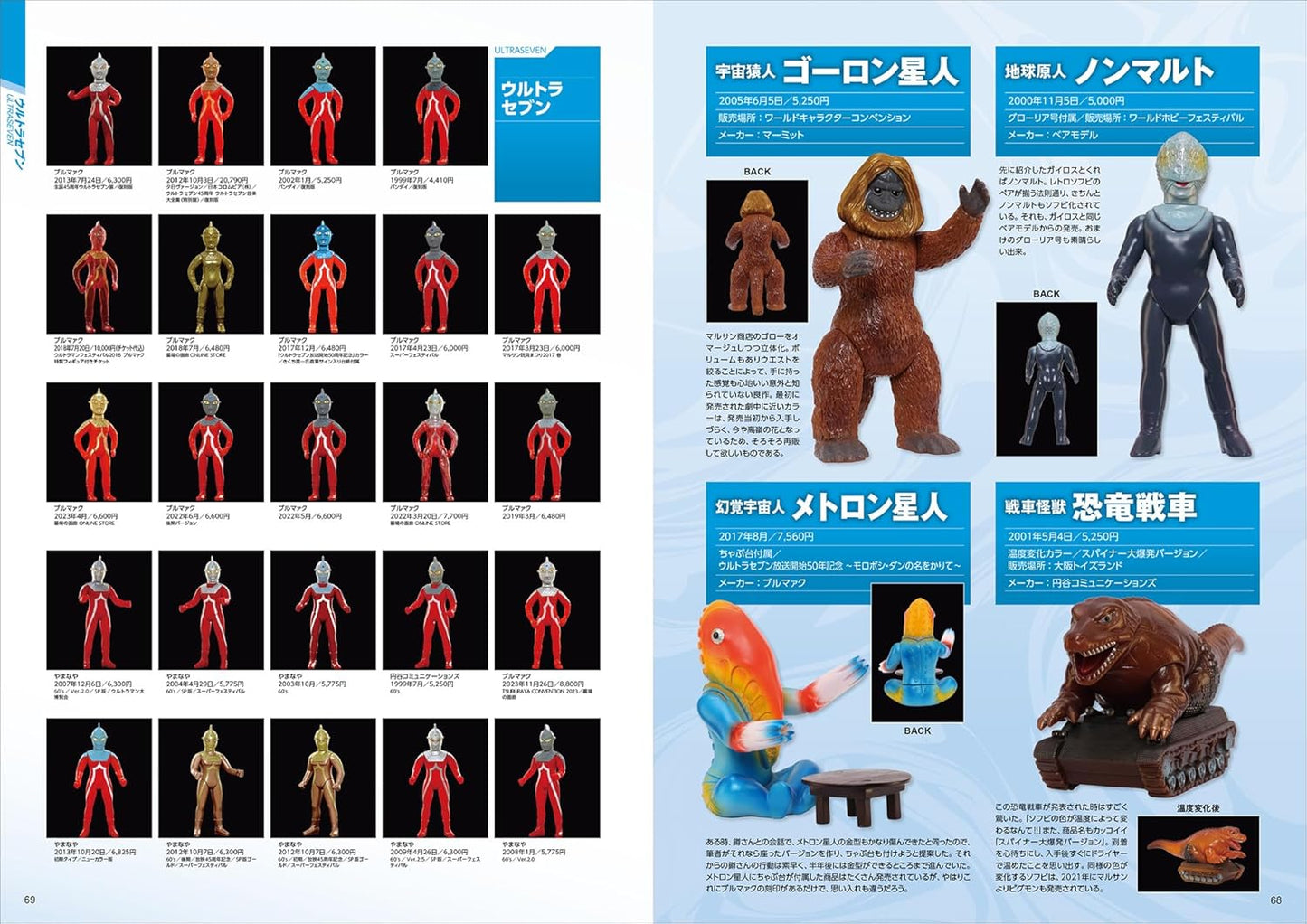 Ultra Monster Retro Sofubi Collection
