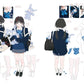 BLUE collage Junro Works & Illustration Making