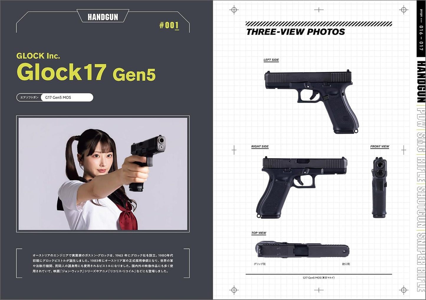 Gun & Girls Pose Reference for Illustration and Manga