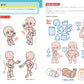 Chibi Character Body Pose Collection: Cute 2-Head & Active 3-Head