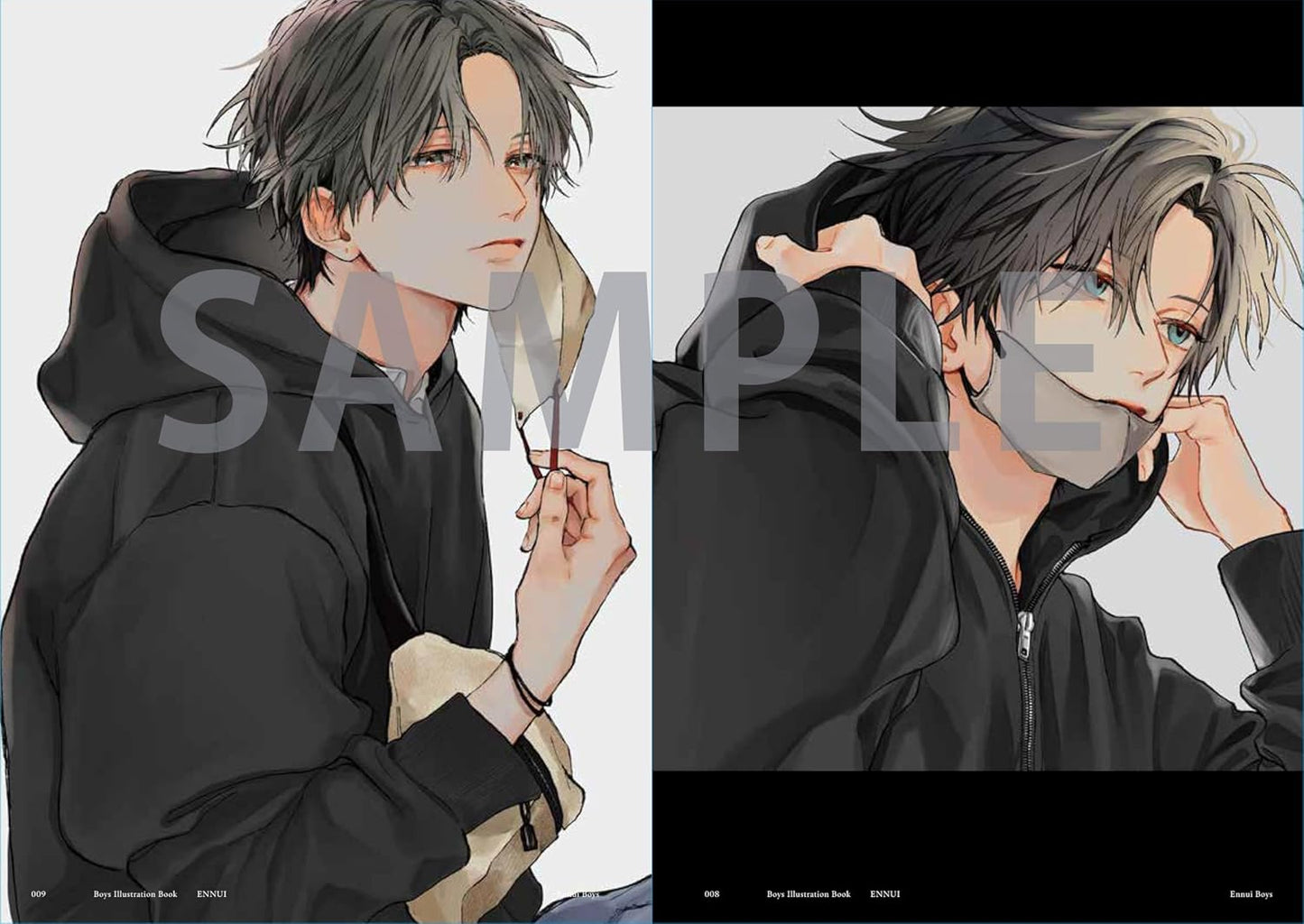 Boys Illustration Book "ENNUI" by NLLE