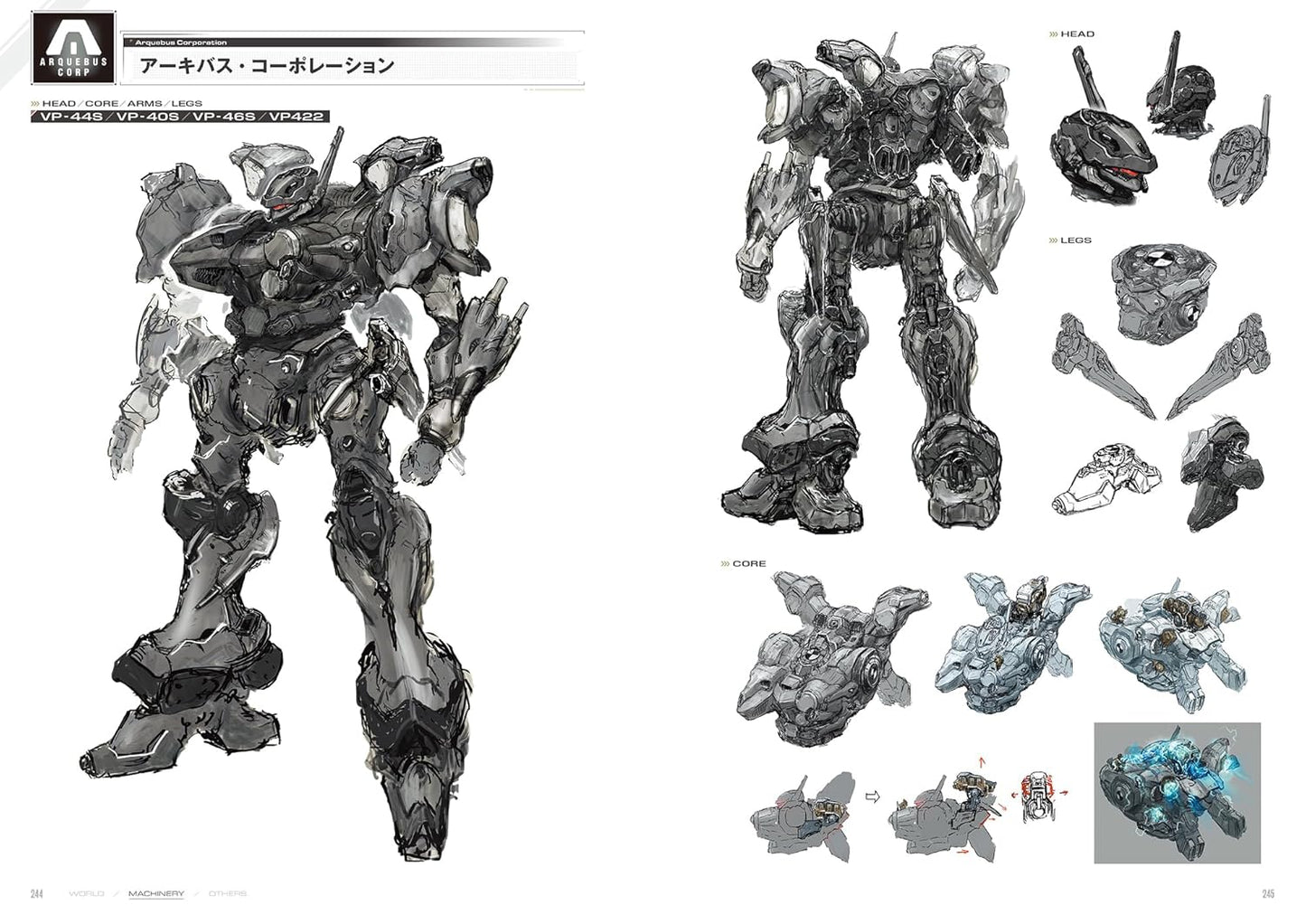 ARMORED CORE VI FIRES OF RUBICON OFFICIAL ART WORKS