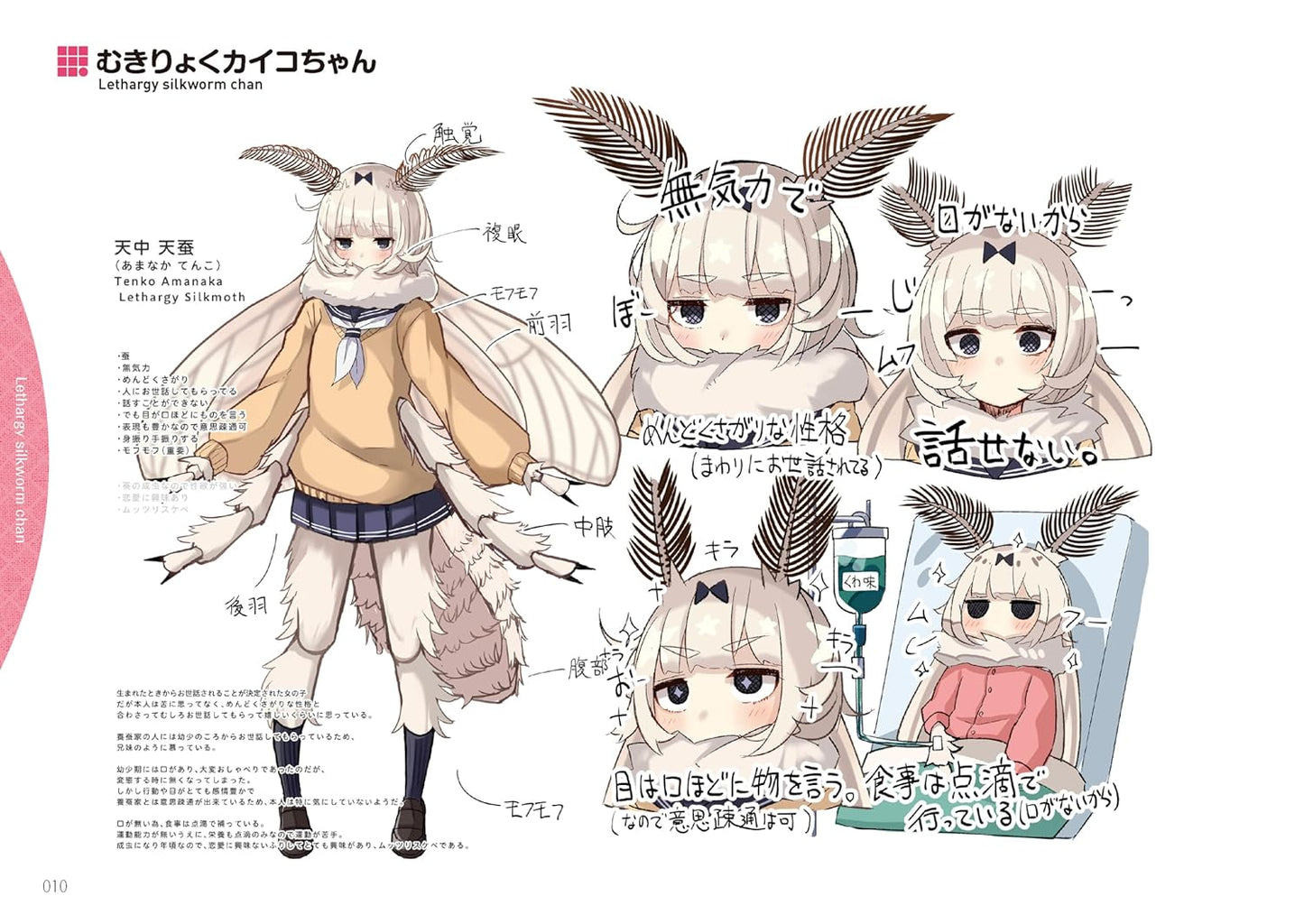 Kumano Plan Illustration Works "mushi no shoujo to"