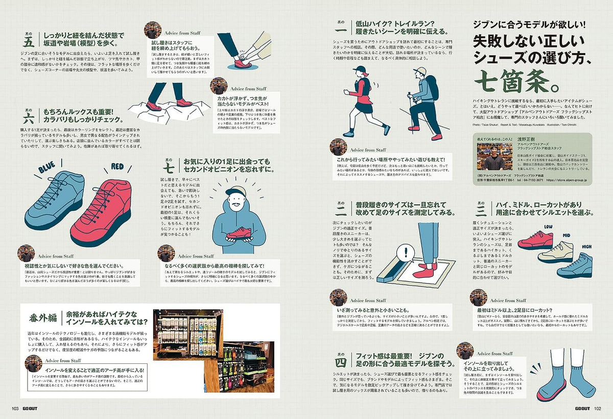 THE SNEAKERS for HIKE & TRAIL BOOK