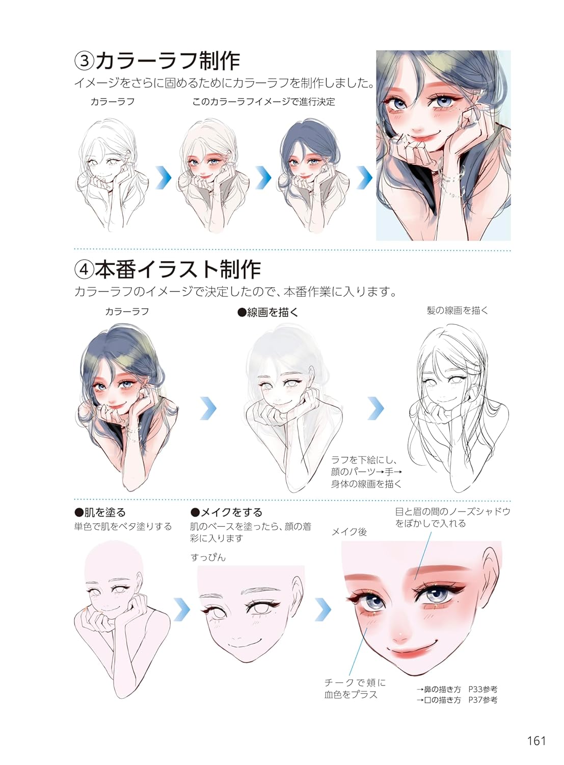 How To Draw A Girl's Facial Expressions