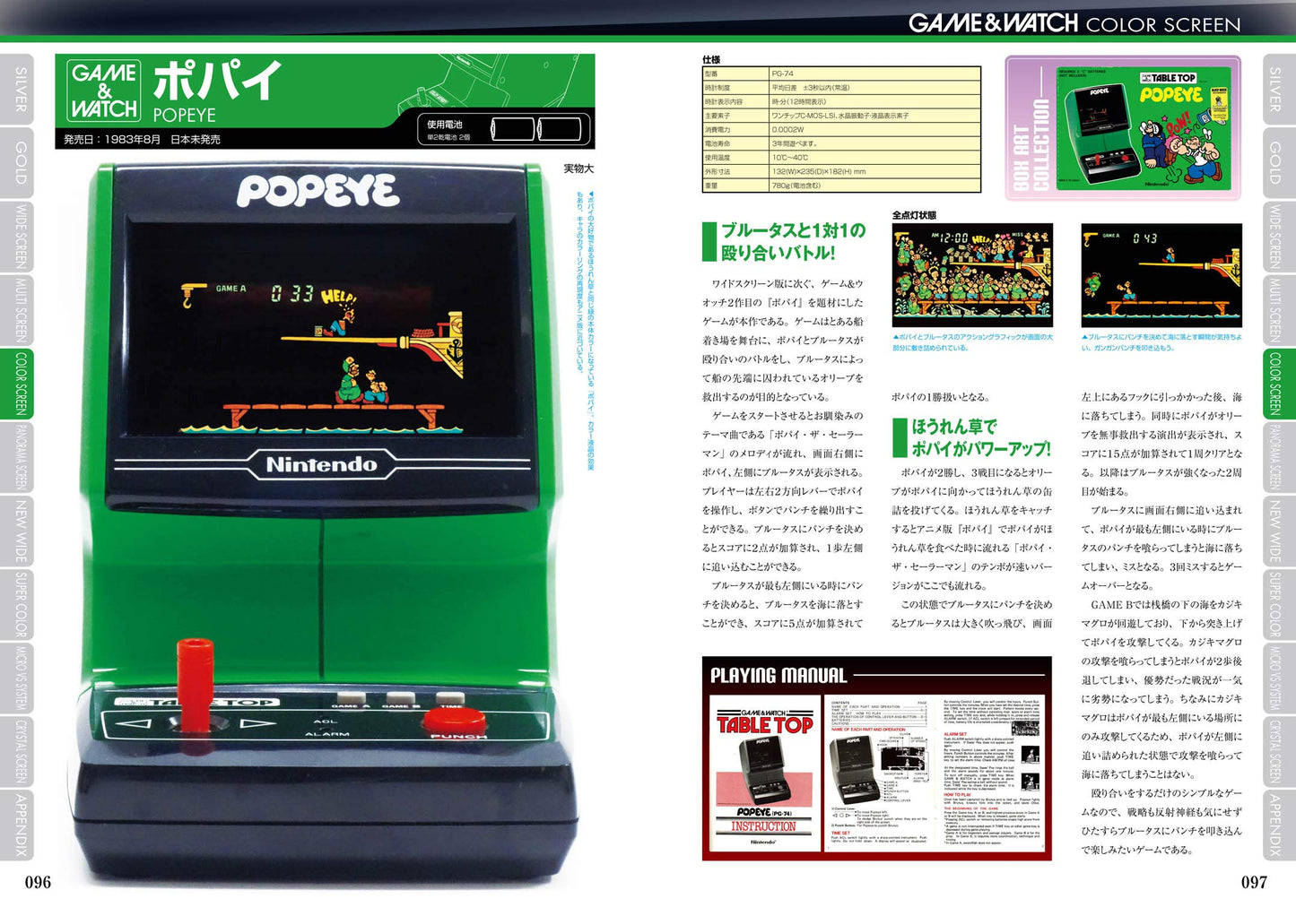 Game & Watch Perfect Catalogue
