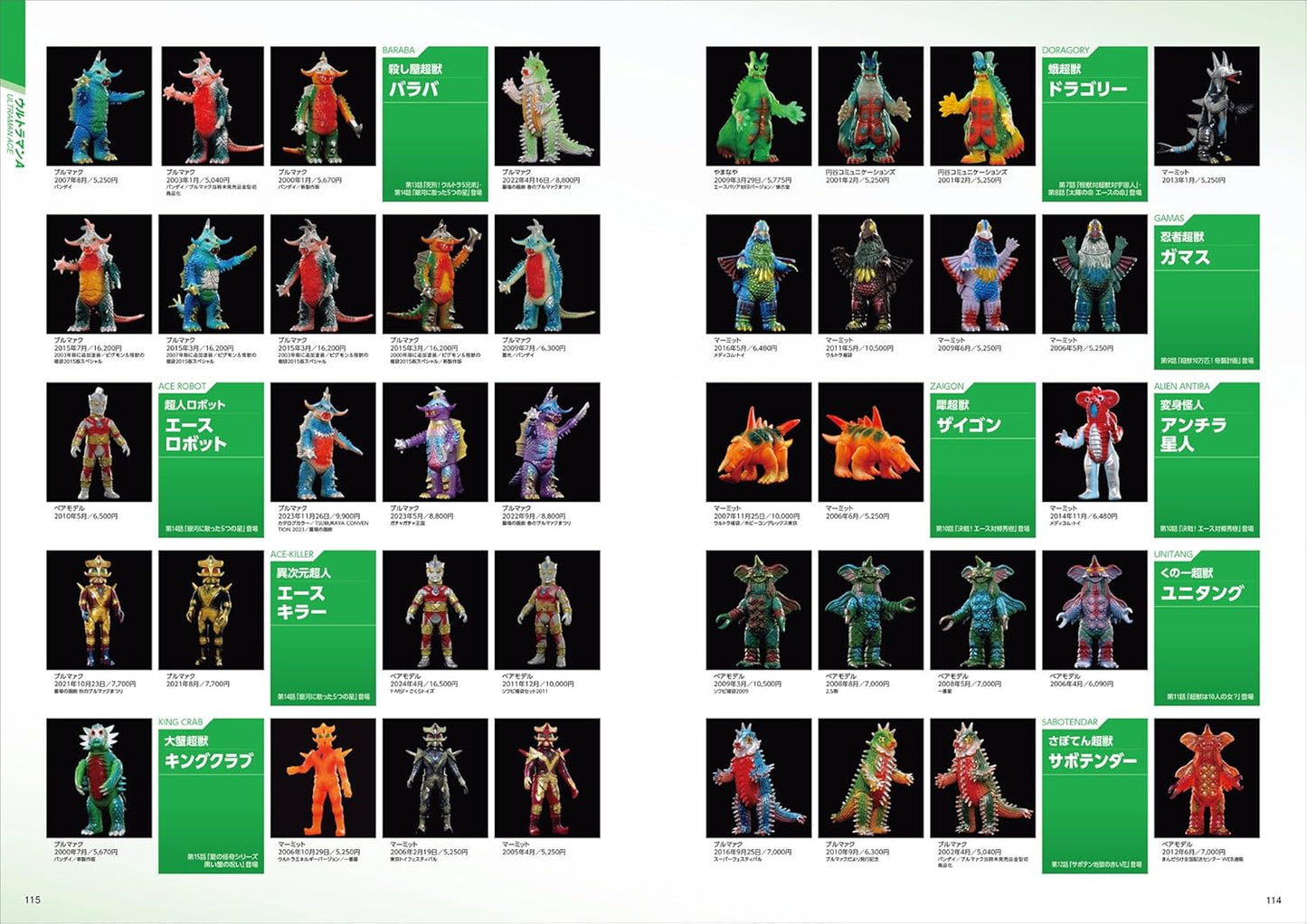 Ultra Monster Retro Sofubi Collection