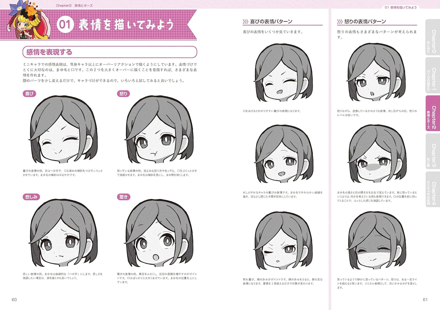 How to design and draw colorful and pop "mini characters"