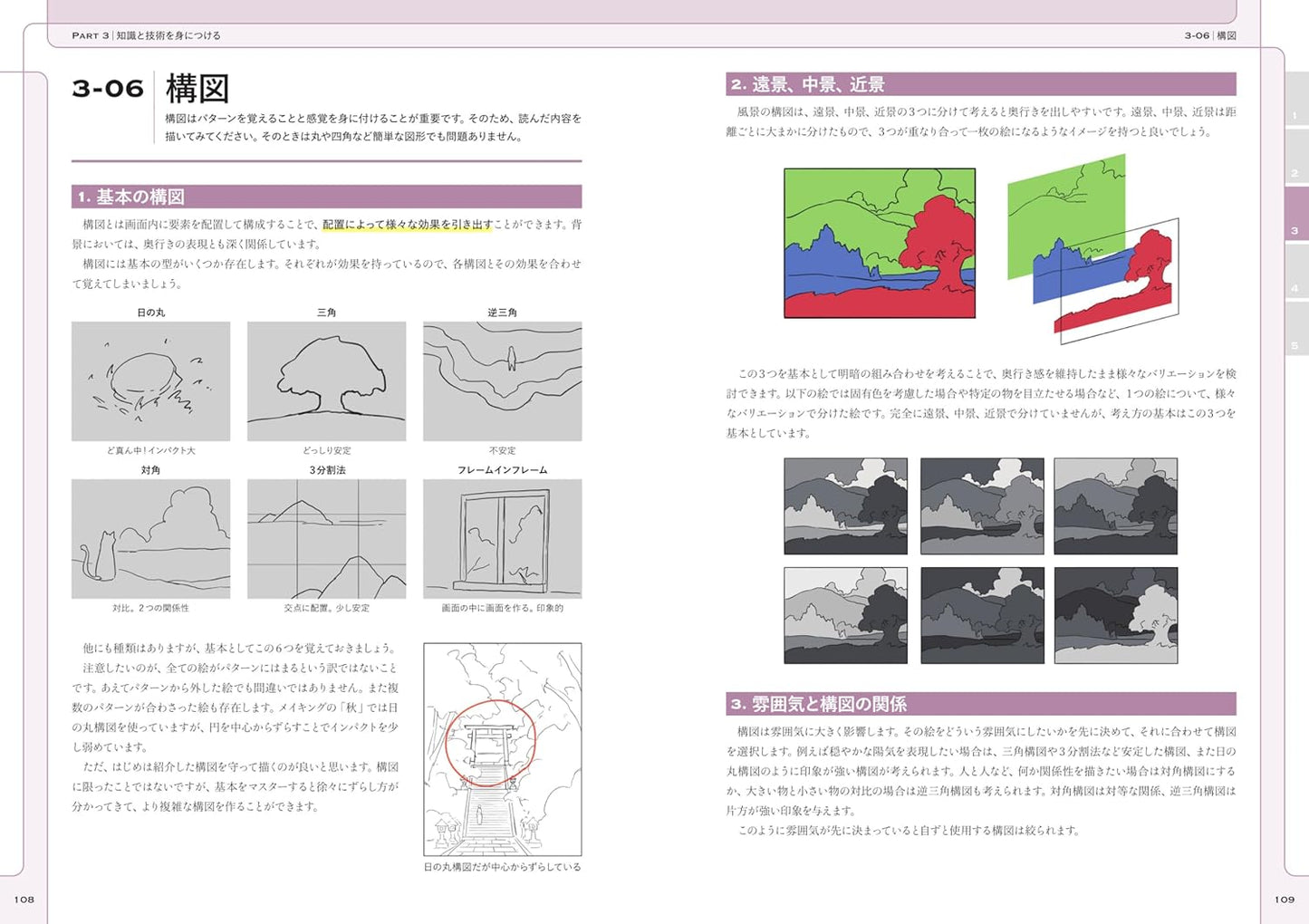 Think and improve your drawing skills: How to draw backgrounds